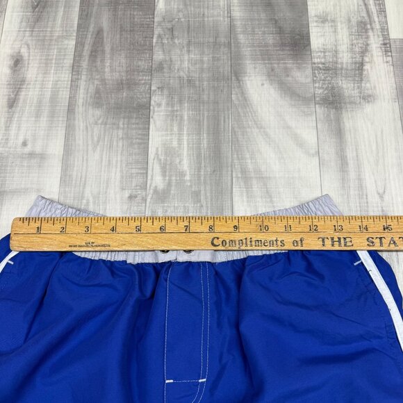 ✅Youth XL NFL Team Apparel New York Giants Blue Shorts W/Lining Athletic Wear - Picture 5 of 9